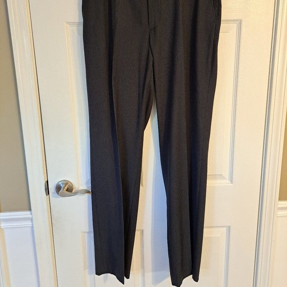 Public Notices Black Pinstripe Dress Pants - Picture 3 of 8